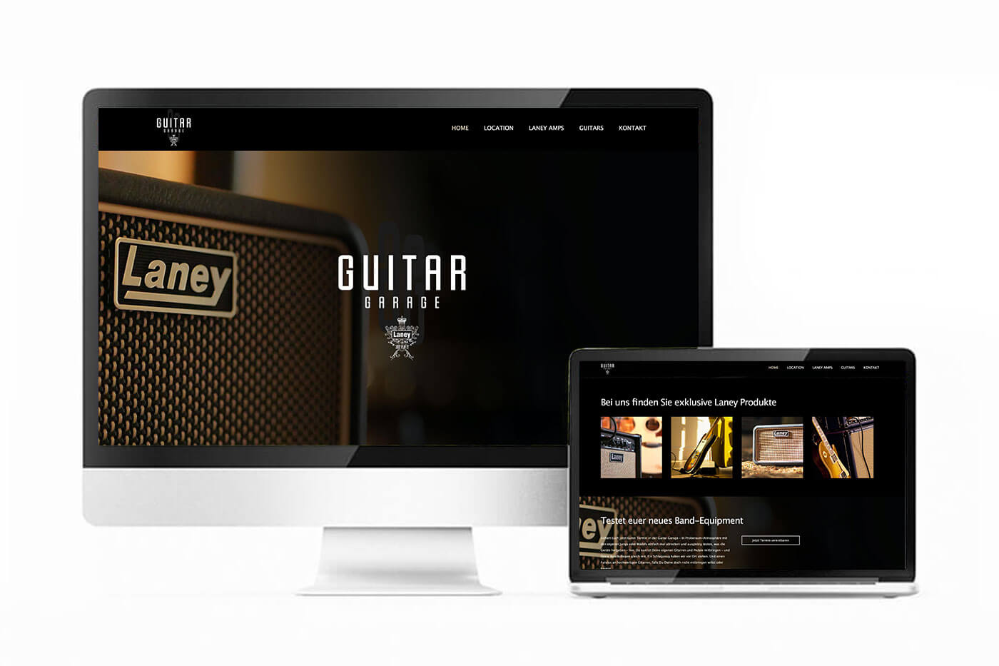 design und Logo Entwicklung Guitar Garage Online Marketing